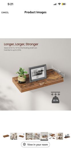 New Floating Shelf
