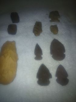 Arrowhead and Stone Tool Collection