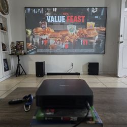 Projector With Home Theater System And ALR Screen
