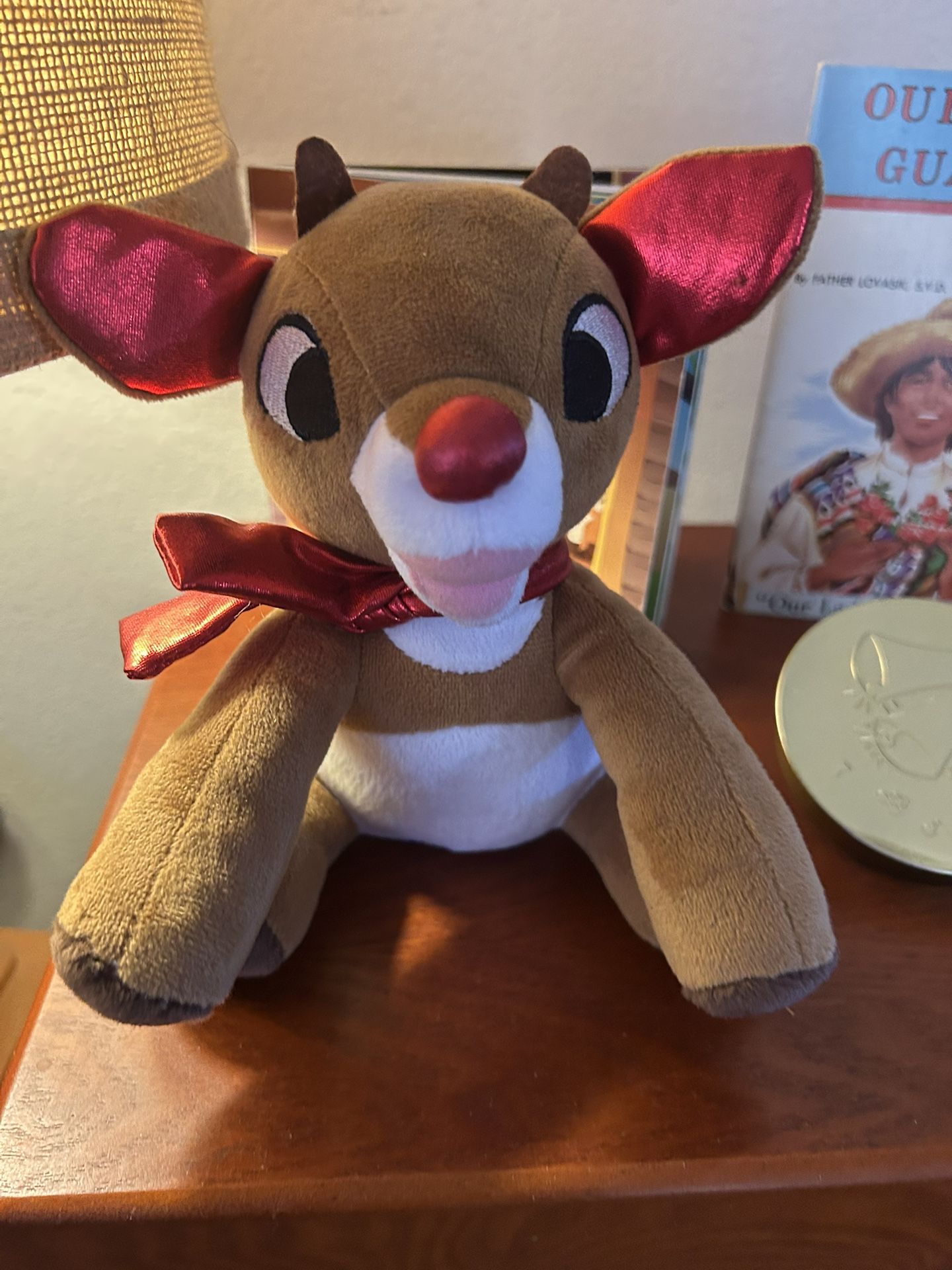 Rudolph the Red Nosed Reindeer Plush 7 Inch Soft Stuffed Animal Toy Christmas