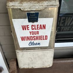 Vintage 1920’s I Believe Towel Dispenser For A Gas Station 