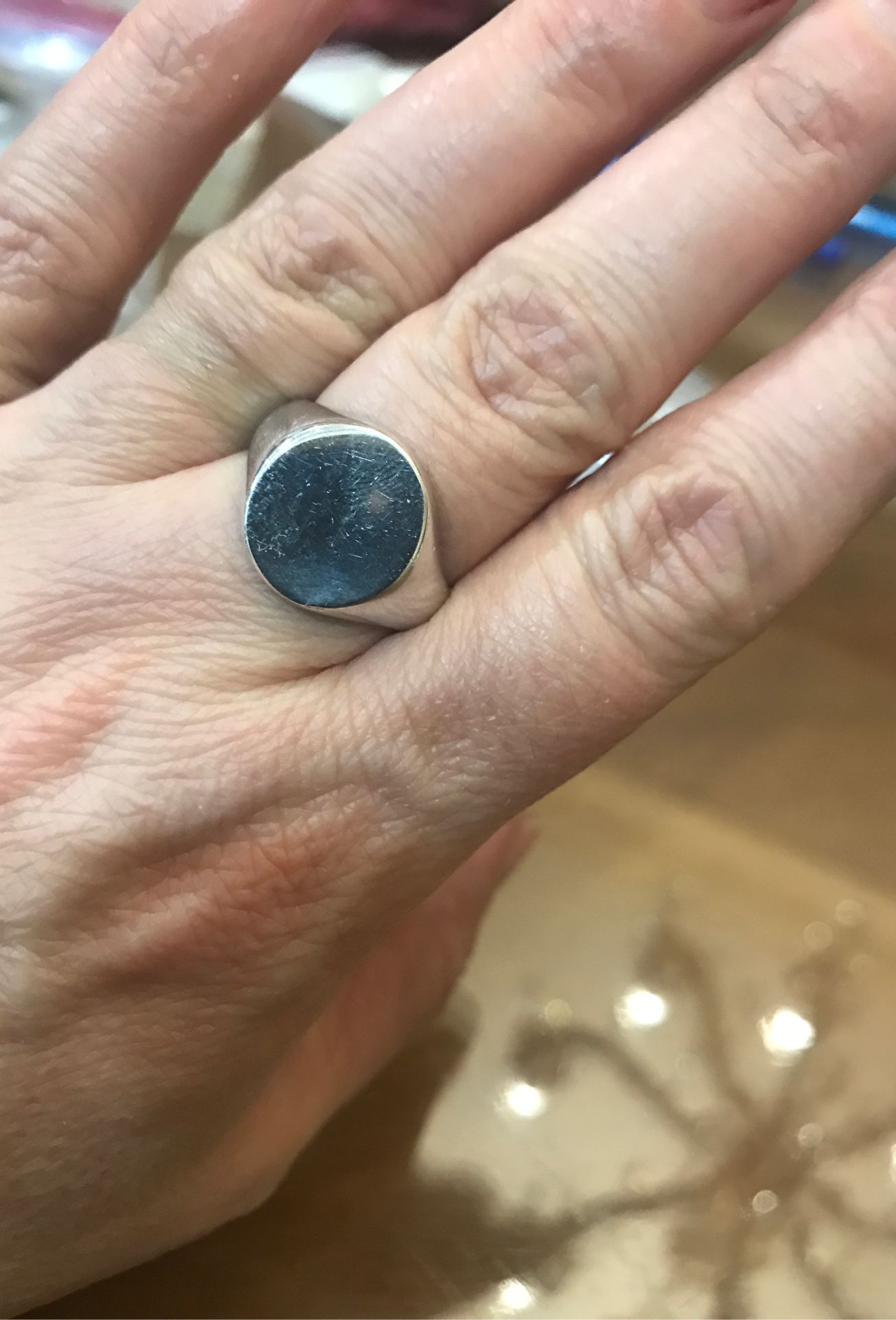 Tiffany silver 925 ring size 7