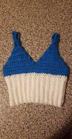 Crochet crop top