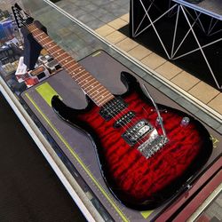 Ibanez GRX70QA Transparent Red Burst Electric Guitar NEW!