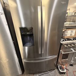 Whirlpool Refrigerator 36”Inch French Door Stainless Steel