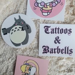 Gym Girl Stickers