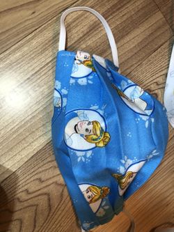 Cinderella kids face mask