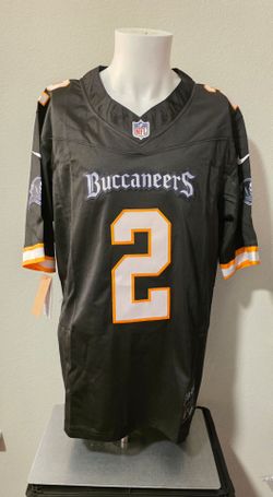 Tampa Bay Buccaneers Emeka Egbuka "The Krewe" Black Vapor Reverse Creamsicle Concept Jersey