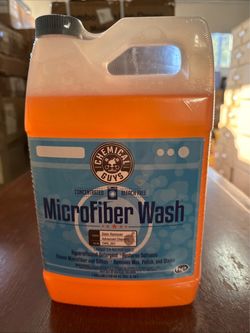 Cleaner Cloth Detergent 128 oz Orange Chemical Guys CWS201 SW Microfiber Wash