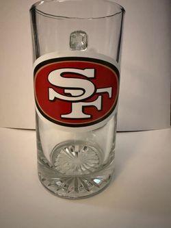 San Francisco 49ers Large Glass Cup