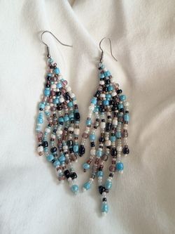 Boho multi dangle earrings