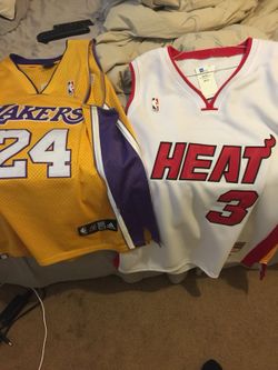 Lakers and heat jersey