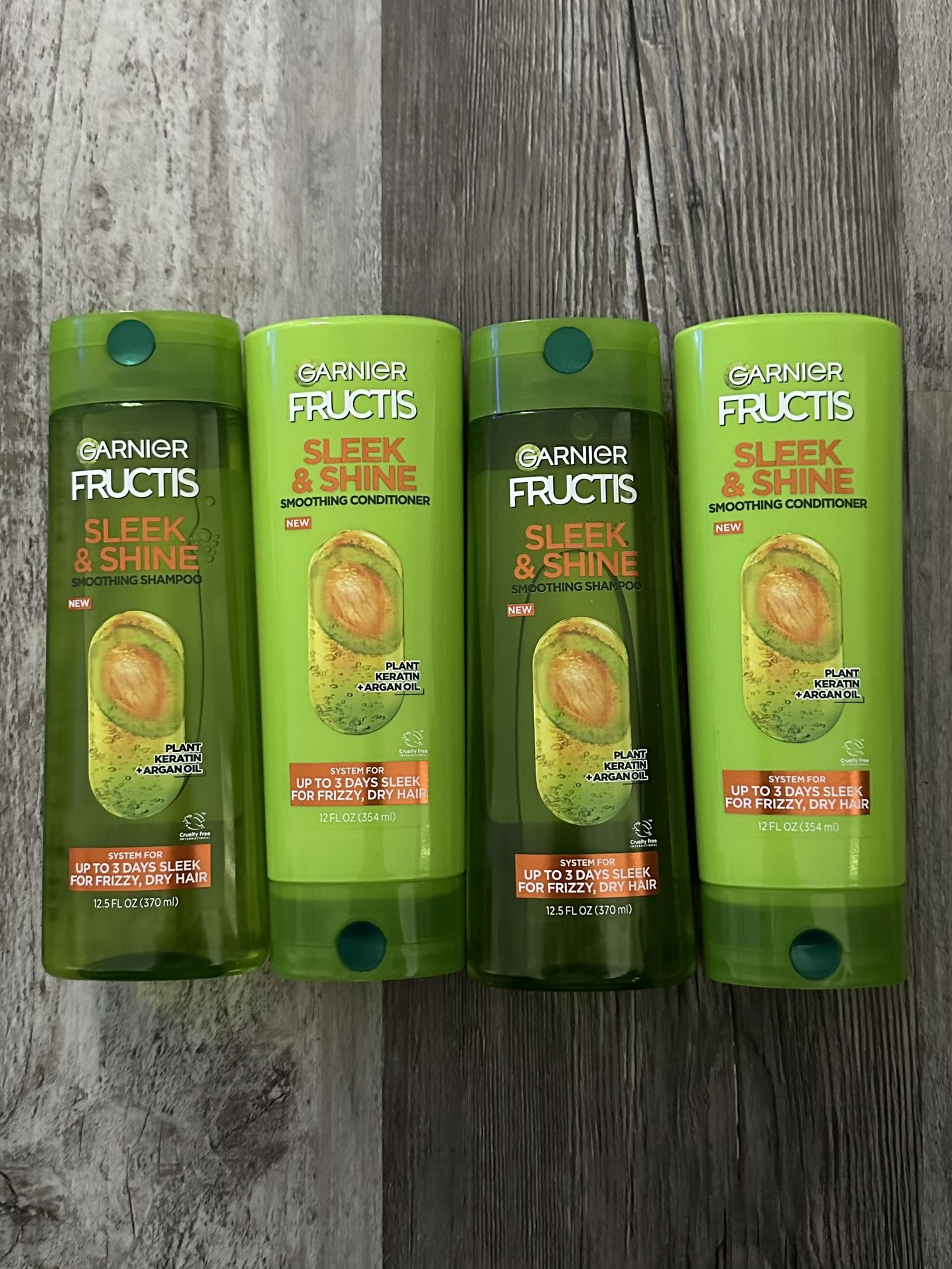 Garnier Fructis Sleek & Shine Shampoo & Conditioner $4 Each Set