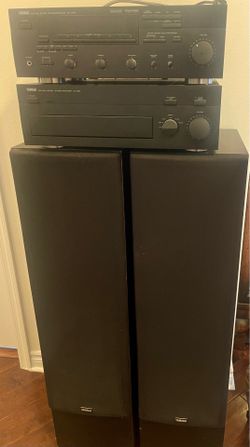 Yamaha Home Stereo System Receiver Amplifier Speakers