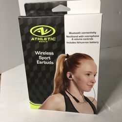 New Athletic Works Wireless sports Earbuds