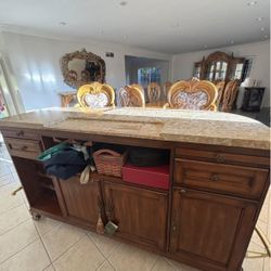 Antique / Vintage Dinning Set Micheal Amini by Aico