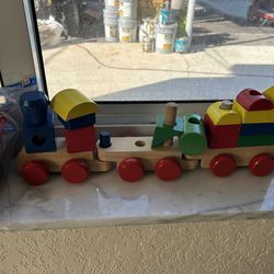 Wood train