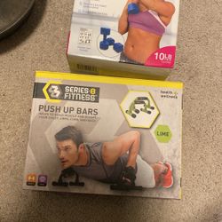 Dumbbells And Push Up Bars
