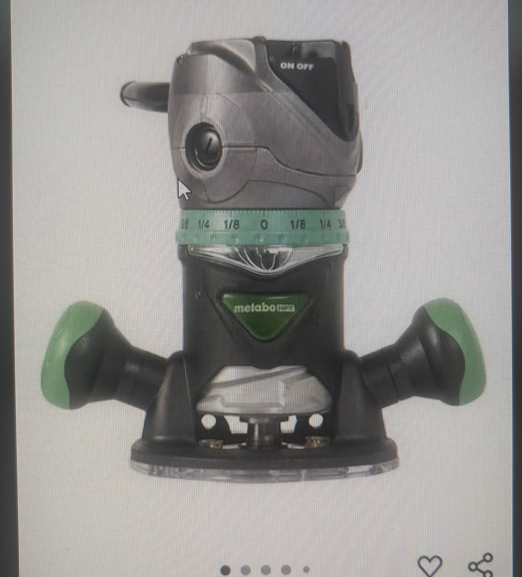 Metabo Corded HPT Router Fixed Base 11 Amp Motor 2-1/4 Peak HP Variable Speed M12VC