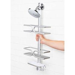 3-Tier Shower Caddy in Aluminum