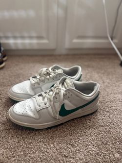 Nike Dunk Low White Green Sneakers