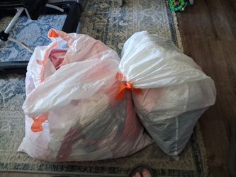 2 bags of baby girl clothes
