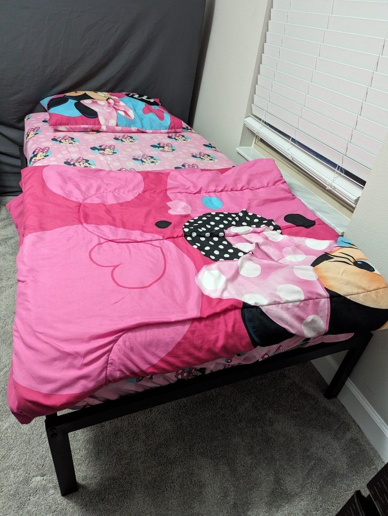 Twin Bed Frame With Mattress