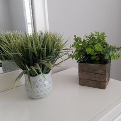 Small 6", Fake Plants, Each $6