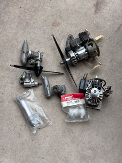 Vintage RC engines & RC remotes