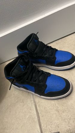 Air Jordan 1 Mid GS 'Black Royal Blue' Size 5