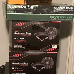 1000w twin 12” sub kit **NEW**
