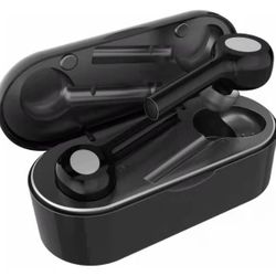 Wireless Earbuds, AMORNO True Wireless Earbuds Bluetooth 5.0 Stereo Bluetooth Headphones TWS in-Ear Headset with Charging Case, Built-in Mic (Black+Si