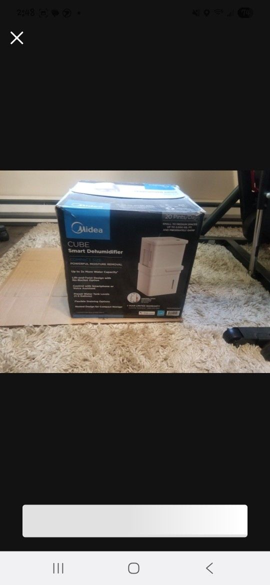 Midea Dehumidifier 