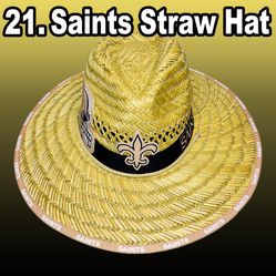 New Orleans Saints straw hat (Great Father’s Day Gift 🎁) Same Day Shipping If Paid By 3pm (I Also Have Other Team’s)  