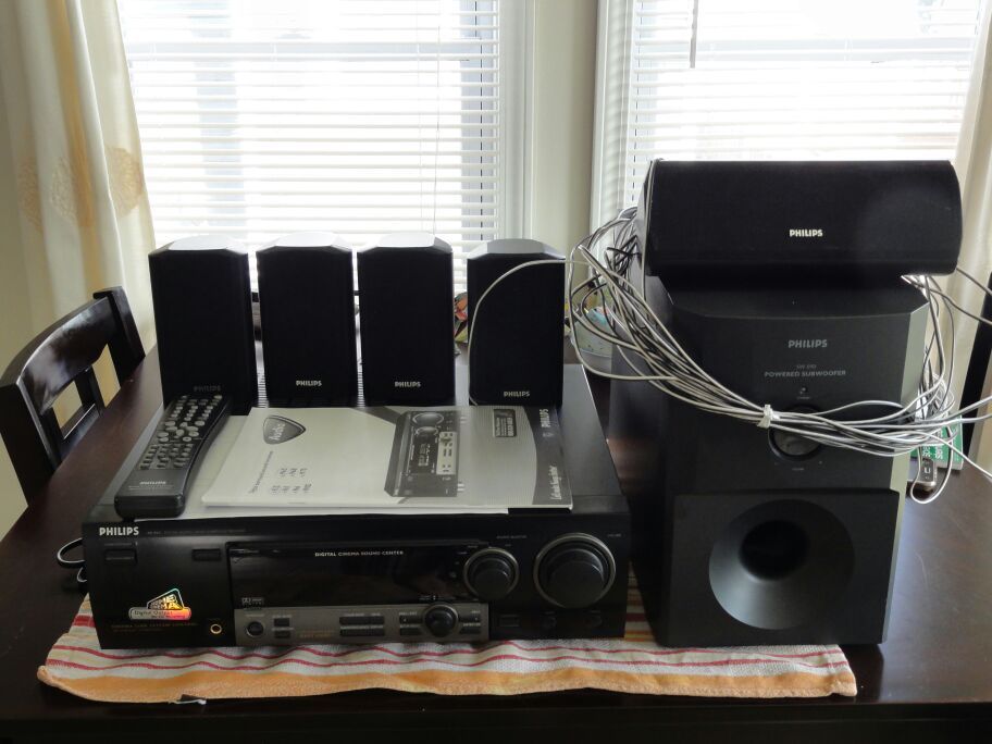 Phillips FR965 300 watt home theater surround sound system for Sale in