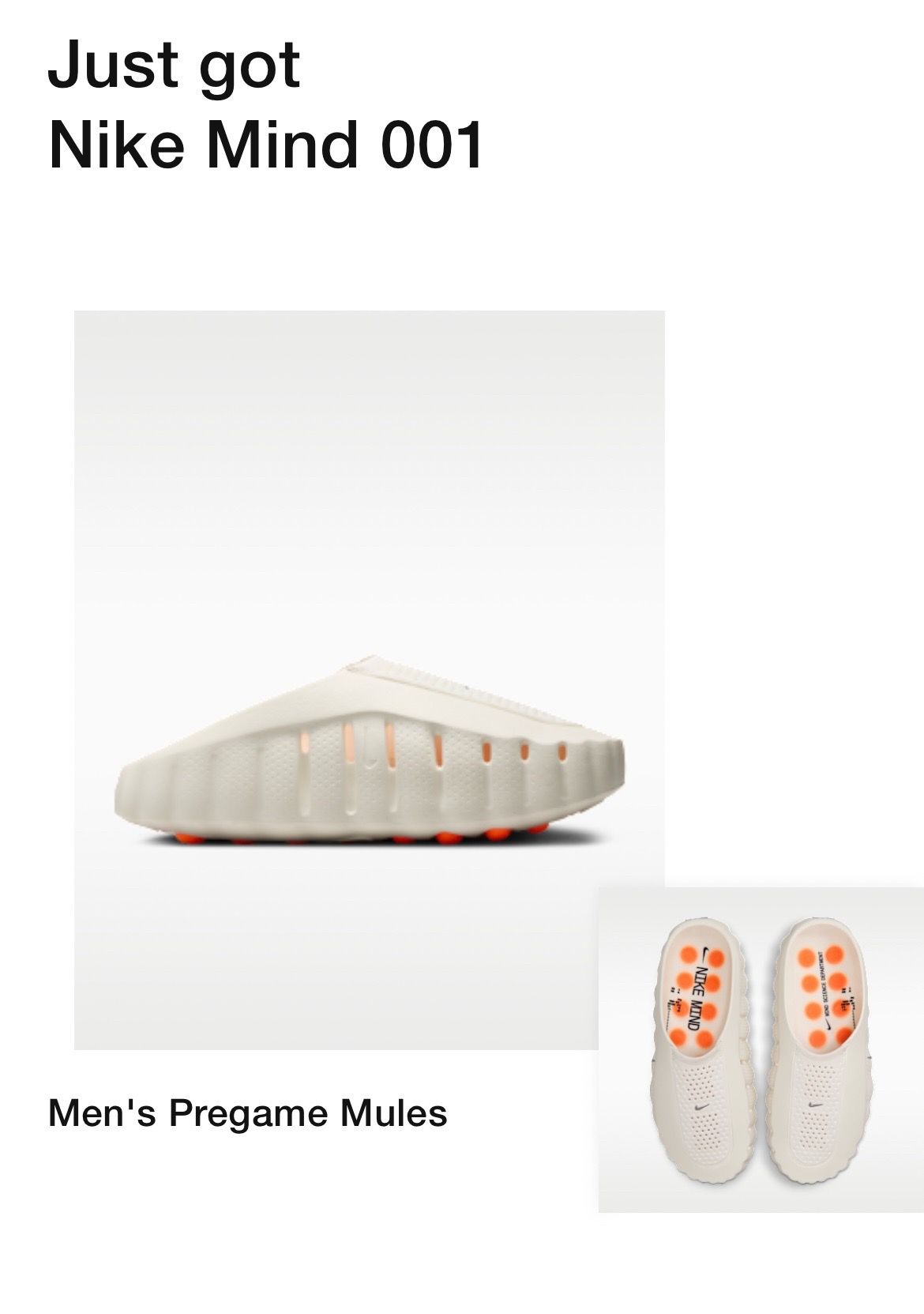 Nike Mind Slides Sz 10 (incoming)
