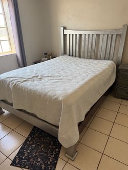 Queen bed frame only