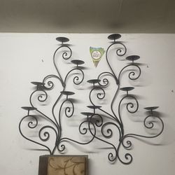 2 Big  Wall Candle Holders