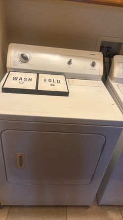 Wash and dryer