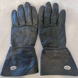 Harley Davidson Gauntlet Leather Riding Gloves