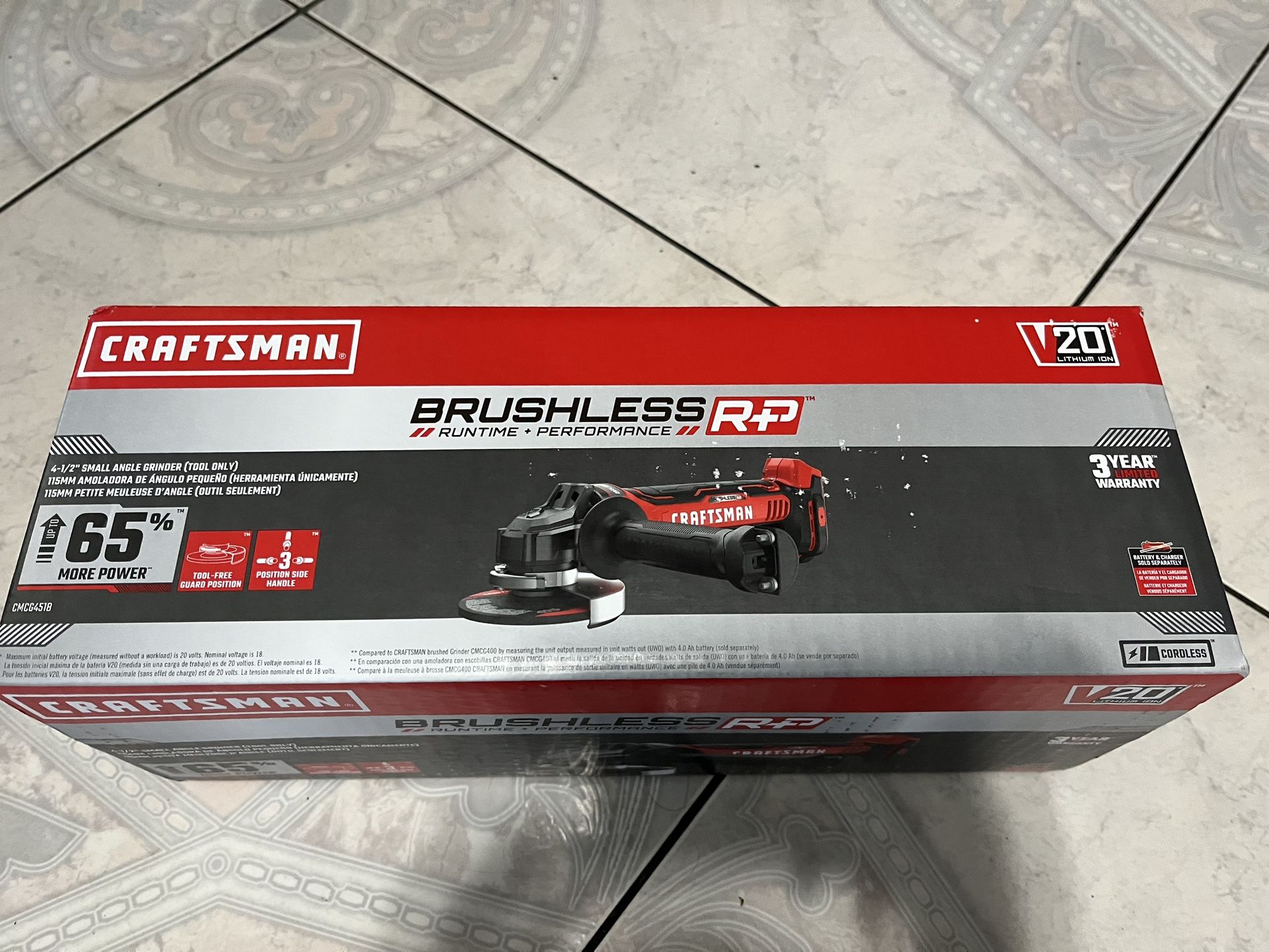 Craftsman small angle grinder