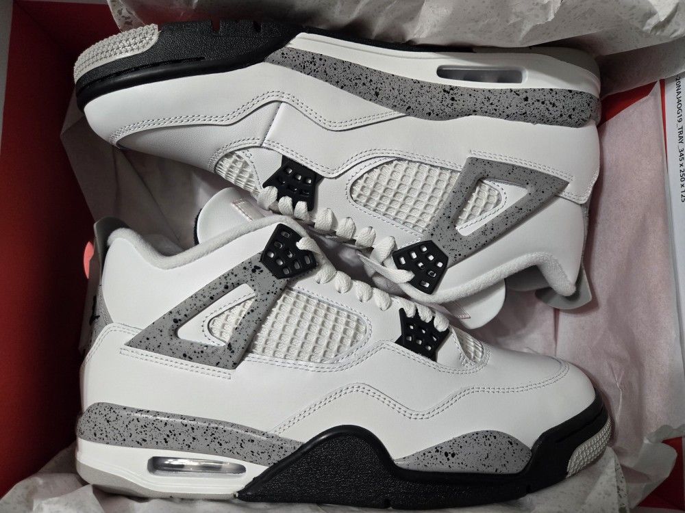 Jordan 4 White Cement