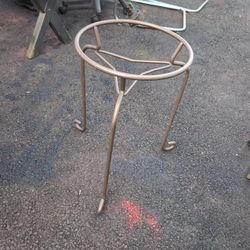 Plant Stand Gold Color Iron 