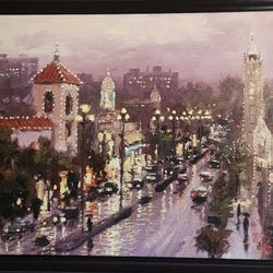 Plaza Lights, Kansas City - Limited Edition Canvas 16x20