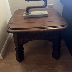 Wooden end table for sale