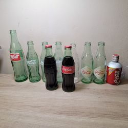 Old Coca Cola Bottle Collection 