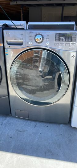 GRAY LG FRONT LOAD WASHER!!!