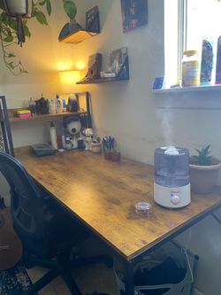 Desk and chair