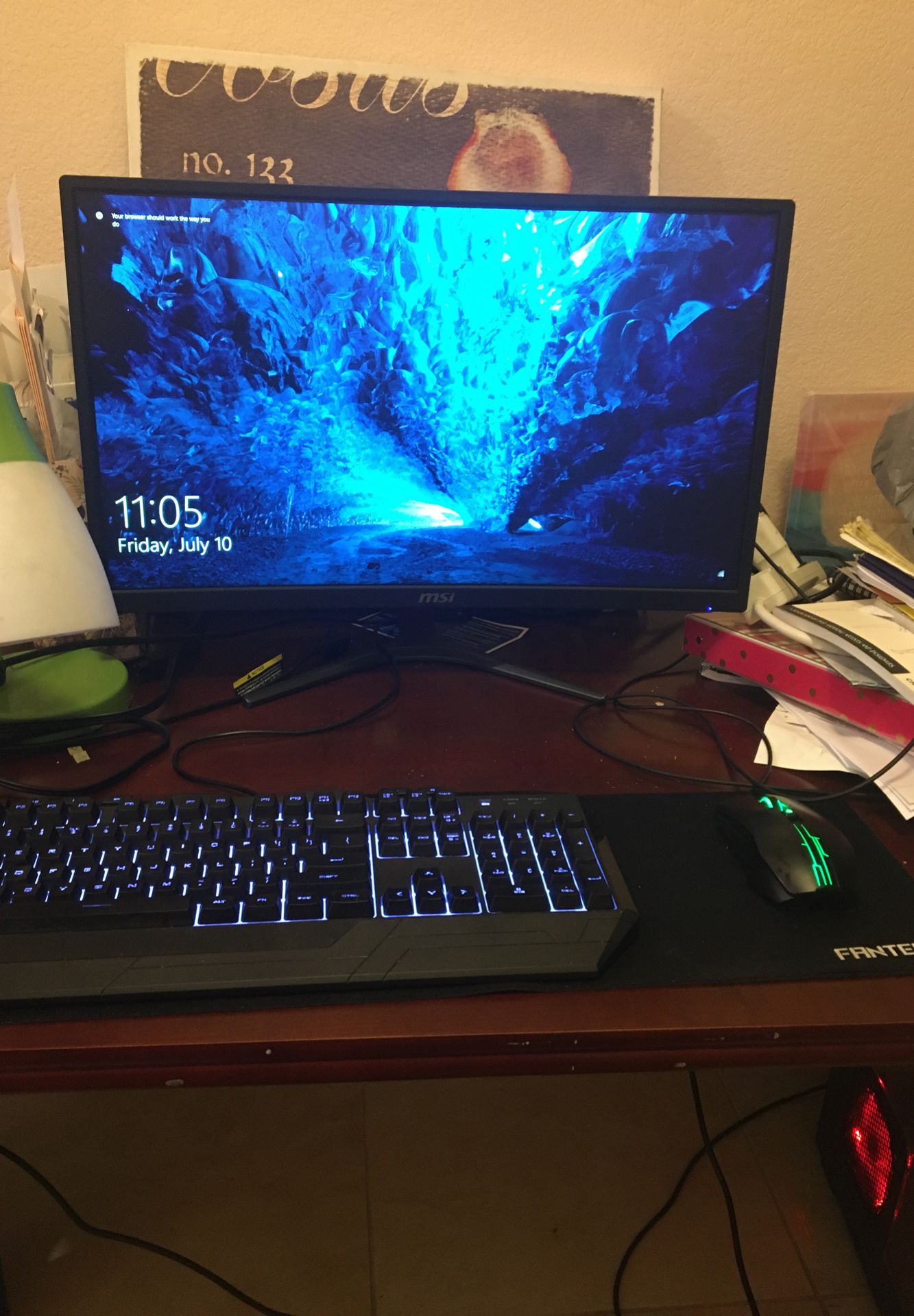 Desktop gaming set and hp laptop 500gb (check description to see what’s included)