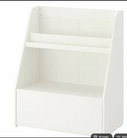 IKEA BERGIG Montessori Kids Bookshelf & Toy Storage - White